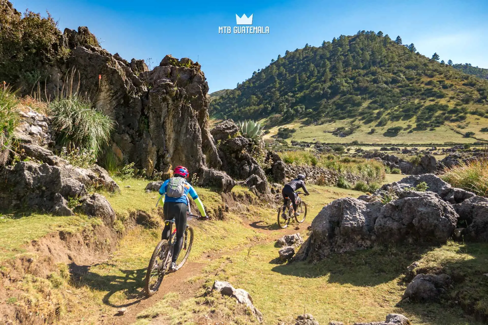Bicicleta de montaña en los Cuchumatánes