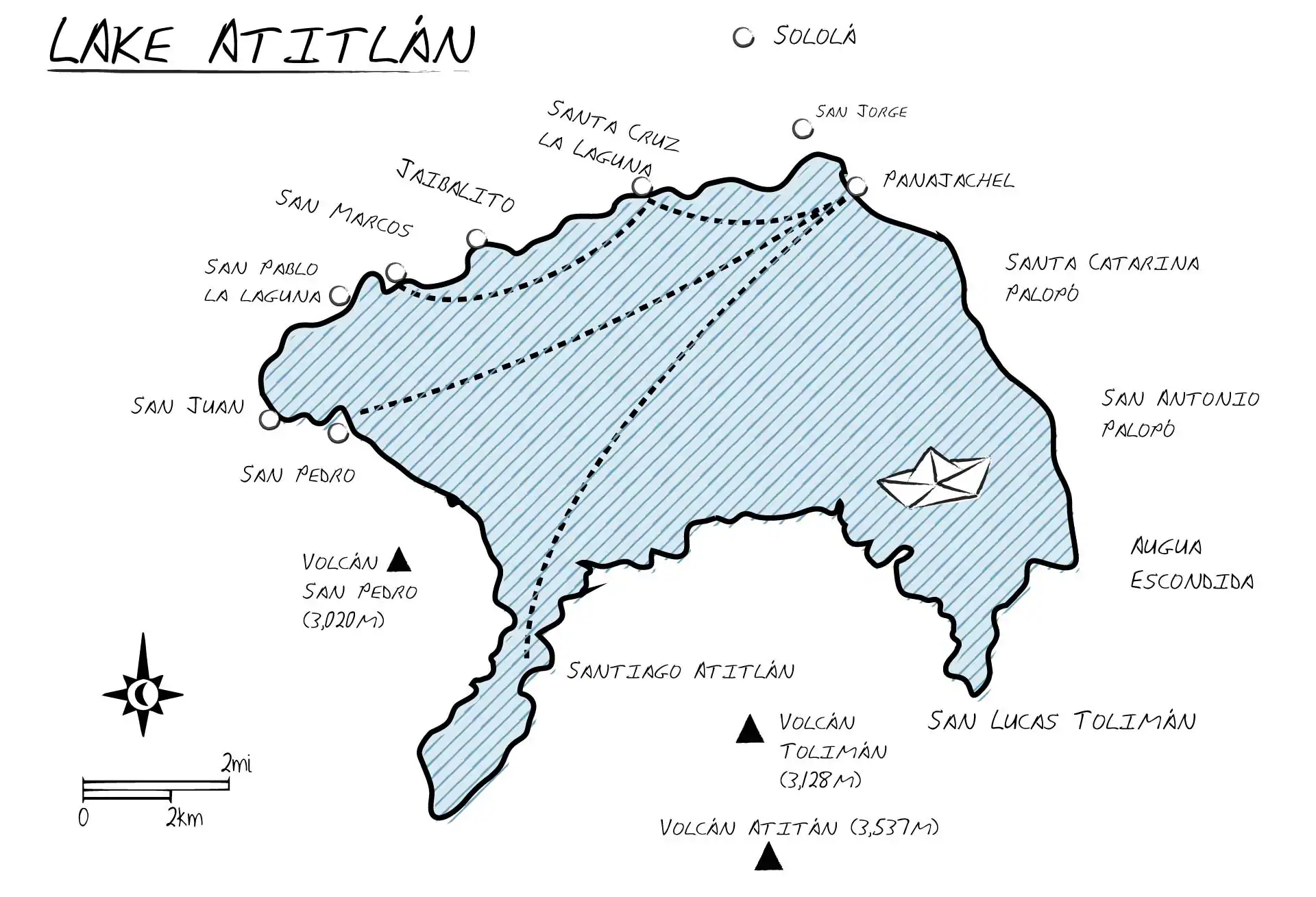 Mountain Biking at Lake Atitlán