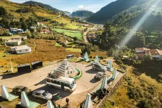 Mirador Juan Diéguez Olaverri. Todos Santos Enduro Tour RN-9 N Huehuetenango, Guatemala