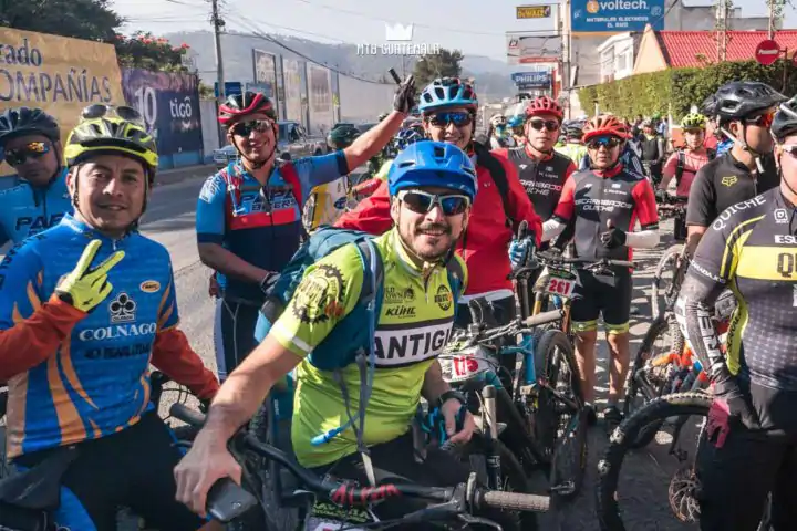Riders prepare for the 9th edition of the Travesía de Los Cuchumatanes.  Huehuetenango, Guatemala