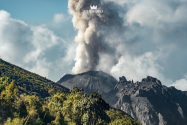 Santiaguito Volcano