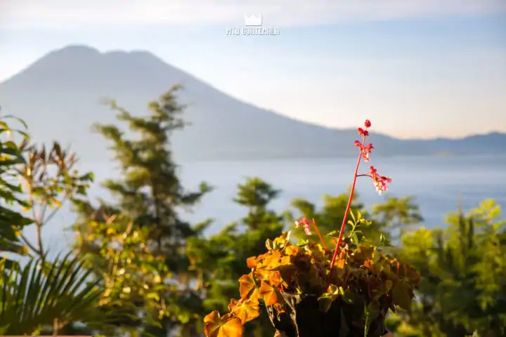 Sunrise at Casa del Mundo Lake Atitlán Sololá, Guatemala
