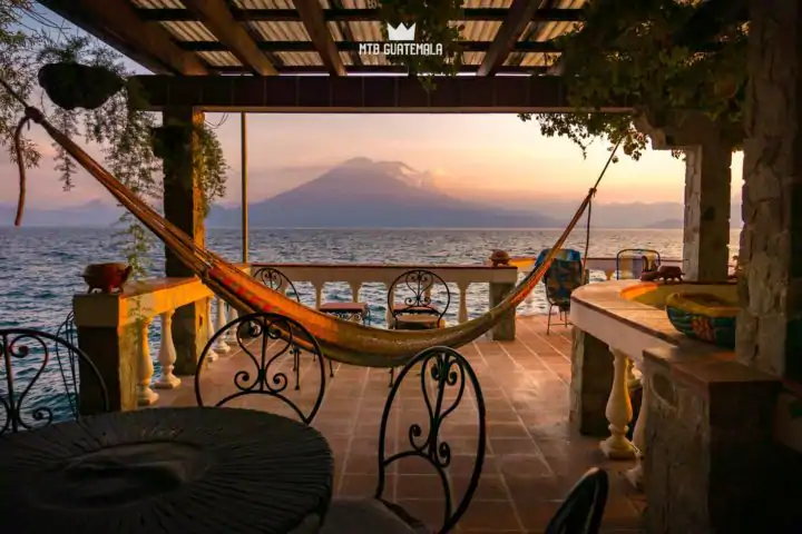 Hammock with a view. Lake Atitlán Sololá, Guatemala