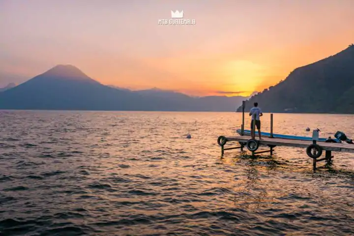 Taking time to watch the sunset at Lake Atitlán. Grab a beer and watch the colors fade. Lake Atitlán Sololá, Guatemala