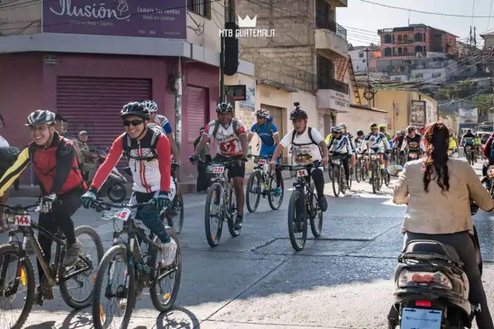 Over 300 riders take over the streets of Huehuetenango for the 9th for the 9th edition of the Travesía de Los Cuchumatanes. Hotel Casa Blanca Huehuetenango, Guatemala