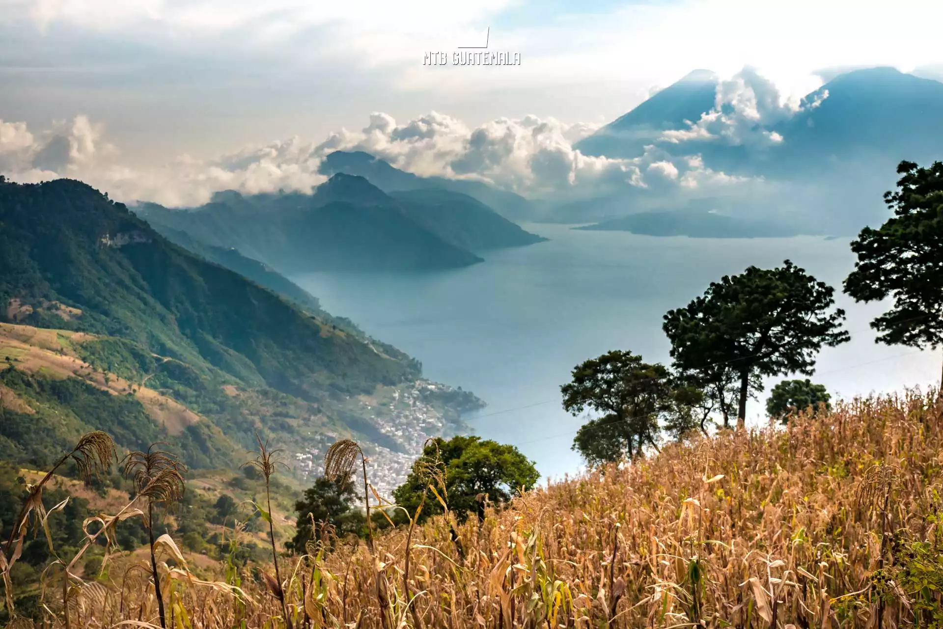 The oftentimes surreal landscapes of Lake Atitlán.