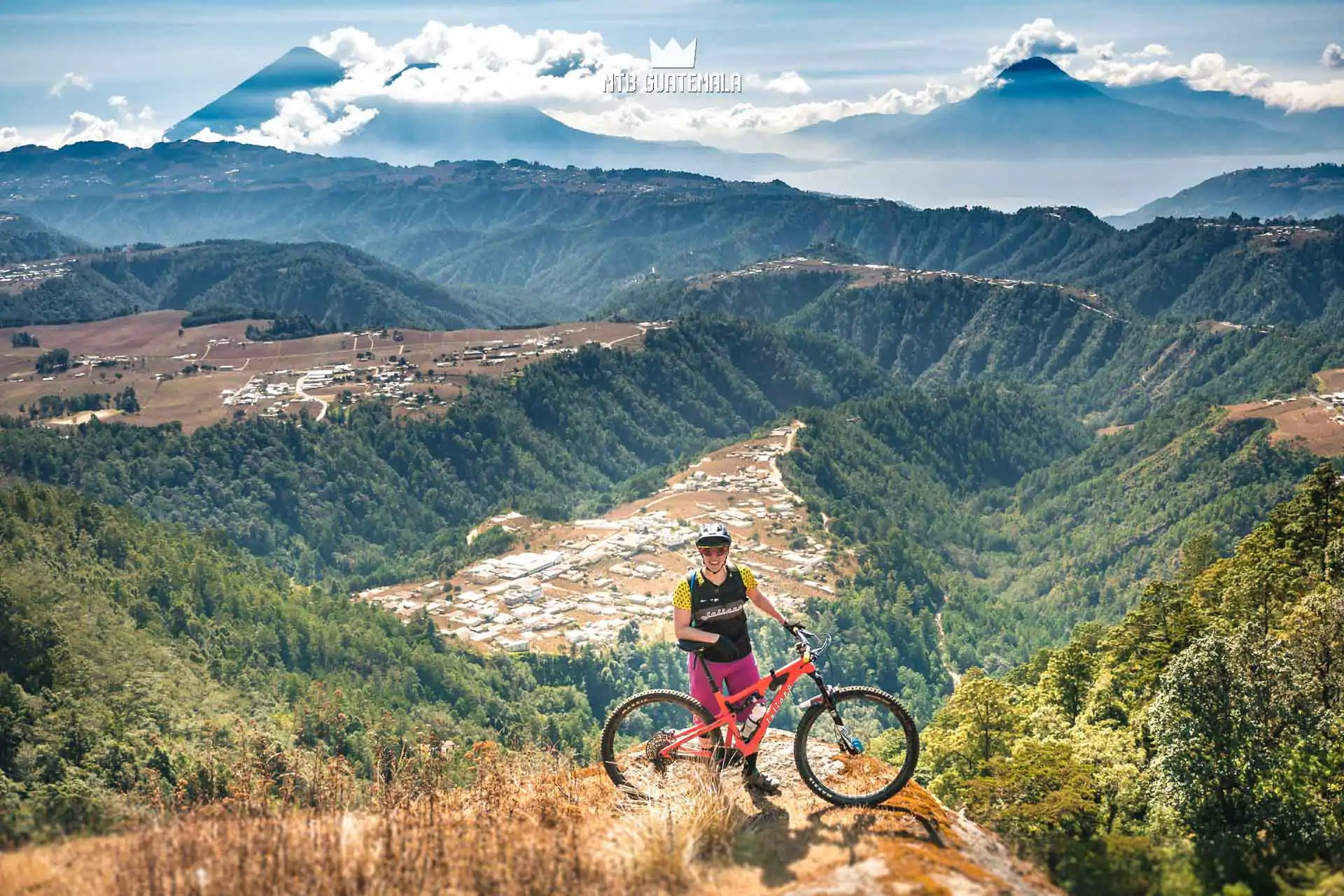 Lake Atitlán Enduro Mountain Bike TourImpressive overlook of the canyons surrounding Lake Atitlán. Our route for crossed a few major ones before dropping down to the lake - mostly by singletrack. Lake Atitlán Chimaltenango, Guatemala