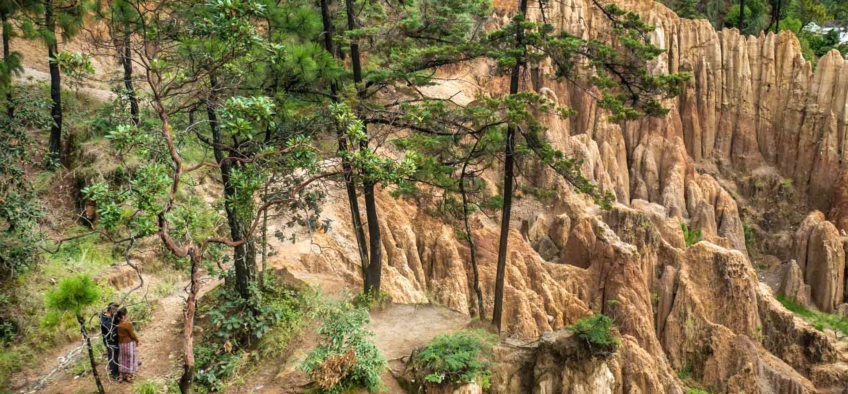 Los Riscos de Momostenango, un bello capricho de la naturaleza Totonicapán, Guatemala