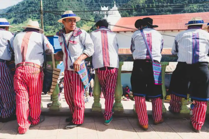 Traditional clothes of the men of Todos Santos Los Cuchumatánes , Guatemala