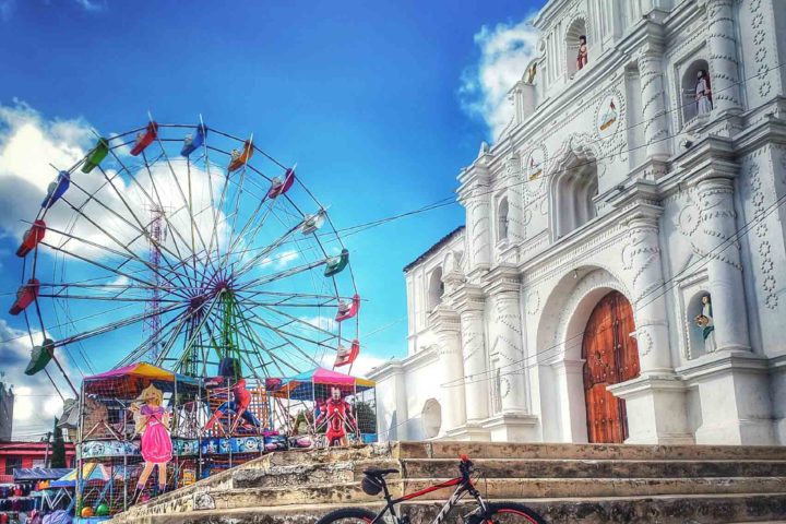 Bicicleta de montaña en Comalapa