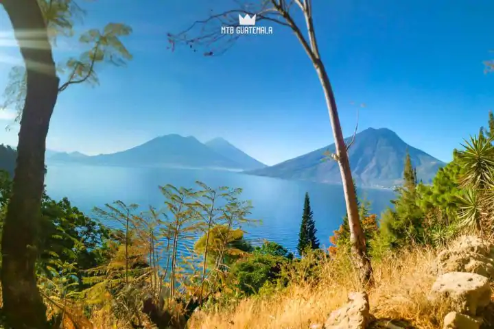 Mountain Biking at San Pedro La Laguna Lake Atitlán Sololá, Guatemala