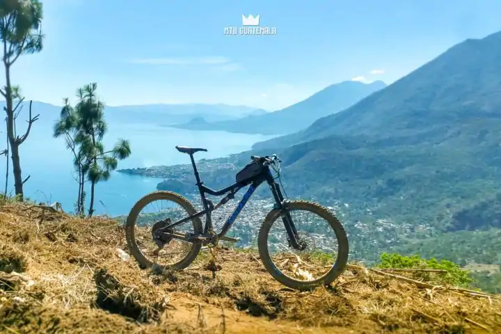 Mountain Biking at San Pedro La Laguna Lake Atitlán Sololá, Guatemala