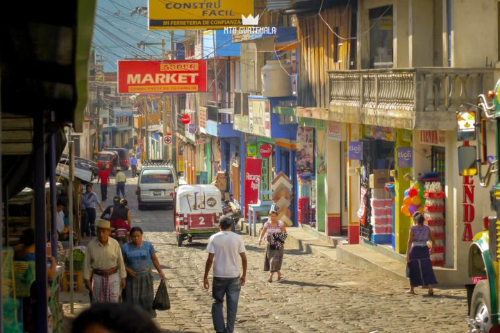 Mercado Callejero San Pedro Guatemala Lago Atitlán, Guatemala