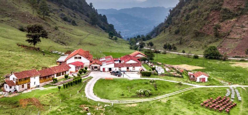 camino rural Quiché, Guatemala