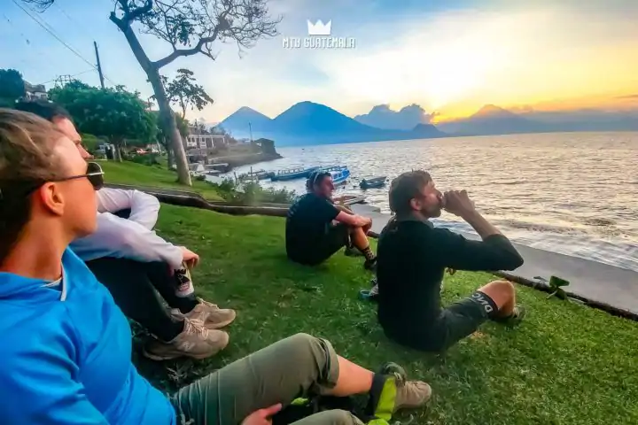Mountain Biking at Lake Atitlán