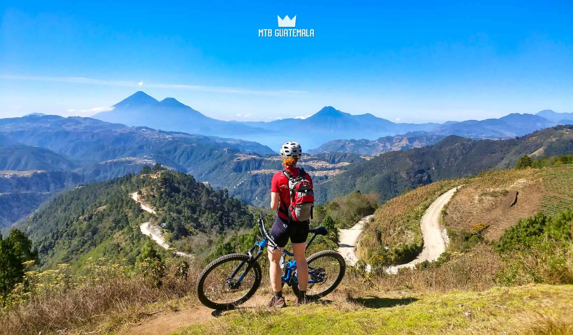 Mountain Biking at Lake Atitlán Unnamed Road , Guatemala