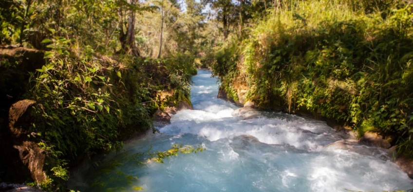 Cruce del río azul