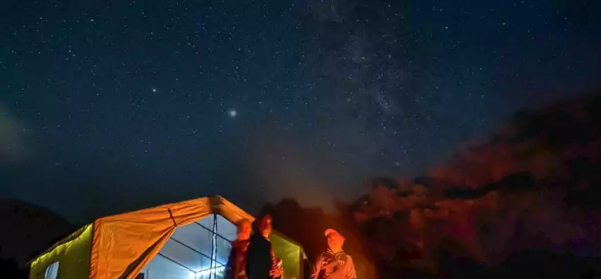 Glamping Tent Setup MTB Guatemala